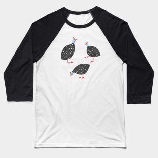 Guineafowl Baseball T-Shirt